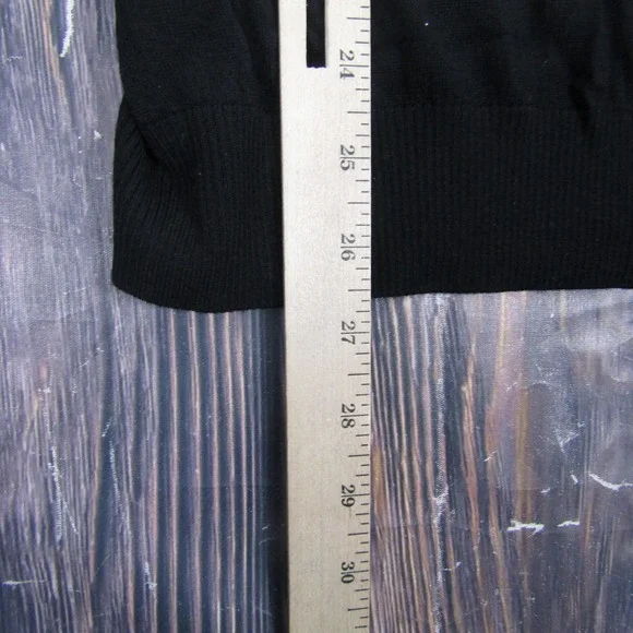 Collars & Co Sweater Mens XL Black Short Sleeve Merino Wool Knit Polo NWT